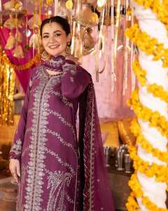 2024 recién llegados de calidad superior Casual pakistaní indio mujeres Salwar Kameez vestidos de césped ODM 1945 hecho de algodón de seda viscosa - Product Image 4