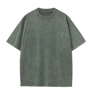 T-shirts délavés à l'acide au meilleur design pour hommes et t-shirts à col rond imprimés amples de haute qualité, vêtements pour adultes en gros - Product Image 5