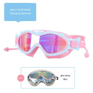 Hot Selling New Children's Macaron Swimming Goggles PC Anti-fog Swimming Goggles Waterproof Kids Swimming Goggle