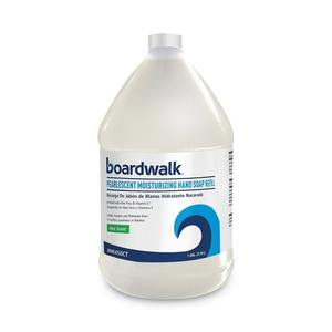 Recharge de savon liquide pour les mains perlé Boardwalk de 1 gallon, hydratant, parfum d'aloe vera, pour le lavage quotidien des mains - Product Image 4