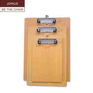 Clipboard with 16K 4mm <b>Butterfly</b> Clip <b>Wooden</b> Board Clip AF-1952-1 - Product Image 1