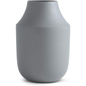 Florero de metal de color gris, lujosa decoración para el hogar para impresionantes arreglos florales - Product Image 1
