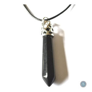 Nouvel Arrivage 2026 Pendentif Crayon en Obsidienne Noire, Pendentif Balle en Cristal Authentique en Gros pour Protection, Terrestrisation et Guérison - Product Image 2