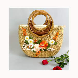 PRODUCTO CALIENTE BOLSA DE JACINTO DE AGUA BOLSA DE MUJER NUEVA MODA HECHO EN VIET NAM PRODUCTO AL MEJOR PRECIO DE BLUE LOTUS FARM VIET NAM - Product Image 1