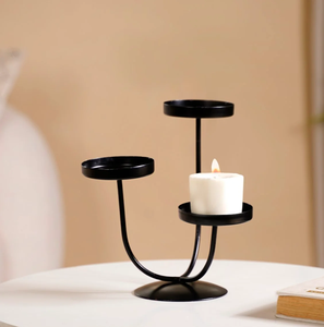 Wholesale Supplier Metal Candle Pillar Stand 2 Pieces Crafts <b>Top</b> Quality Wholesale Supplier Metal Candle Holder - Product Image 6