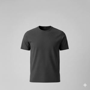 T-shirt classique 100% coton biologique, respirant et doux, motif uni, pour un usage décontracté toute l'année - Product Image 1