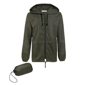 Chaqueta Unisex Impermeable y Cortavientos Personalizada con Cierre de Cremallera, Transpirable y Ligera para Senderismo y Camping - Product Image 1