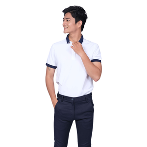 Diseño clásico Polos De Hombre con cierre De botón Exquisito tejido Polo De algodón Uniforme De negocios Ropa Mujeres Mayorista - Product Image 1