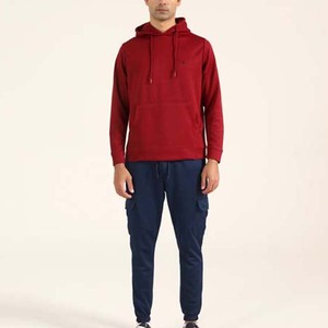 เสื้อกันหนาวแบบลำลองมีฮู้ดสำหรับผู้ชาย, เสื้อแจ็กเก็ตมีซิปไซส์ใหญ่พิเศษผ้าฝ้าย100% ปักซักสั้นสำหรับฤดูใบไม้ร่วงและฤดูหนาว - Product Image 2