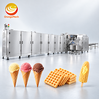 Machine automatique de fabrication de cônes à glace en sucre et biscuits, machine à cônes à gaufres roulés, prix