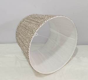 Abat-jour en tissu de coton de haute qualité avec motif d'impression de blocs traditionnels personnalisé pour les couvertures de lumière-pendentifs et lustres - Product Image 3