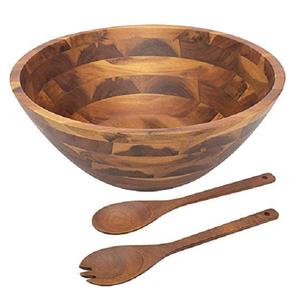 Récipient à fruits secs en bois mangue utilisation cuisine traiteur bol concepteur en bois meilleure vente vaisselle serveur de nourriture bol en bois - Product Image 3