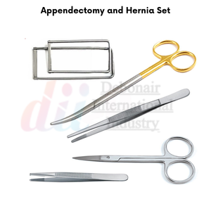 ชุดผ่าตัดไส้ติ่งสเตนเลสสตีล38ชิ้นแบบใช้ซ้ำได้เครื่องมือผ่าตัดทั่วไป - Product Image 2