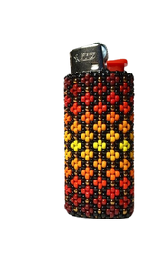 Couvercle de briquet de perles de rocaille faites à la main élégant et léger purement fait à la main pour une utilisation accessoire accepter Logo et design personnalisés - Product Image 6