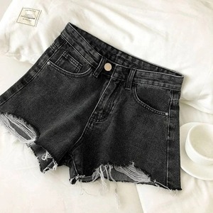 Top Quality Washed Distressed <b>Women's</b> Shorts Stylish Plain <b>Jeans</b> Shorts for <b>Women</b> New Customize Summer Denim Shorts - Product Image 2