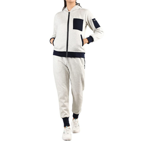 2025 Women's Customized Eco-Friendly Reversible Breathable 2-Piece 100% Cotton <b>High</b> <b>Quality</b> <b>Tracksuits</b> <b>Wholesale</b> - Product Image 1