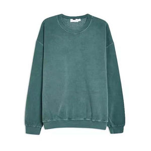 Sudaderas Básicas de Diseño Personalizado, 100% Algodón, Moda Personalizada para Hombre, 380 GSM, Lavado Ácido, Cuello Redondo Vintage, Estilo Urbano, Talla Grande - Product Image 5