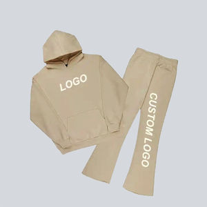 Chándal acampanado unisex de gran tamaño, ropa deportiva de peso pesado personalizada de calidad superior para invierno, estilo de calle para hombres - Product Image 5