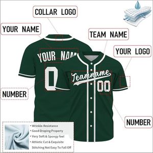 Maillot de baseball respirant à séchage rapide pour hommes avec nom d'équipe personnalisé et impression par sublimation du numéro - Product Image 4