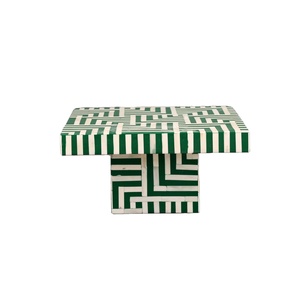 Handmade Indian Floral Wood Bone Cake Stand with Elegant Mother Pearl Inlay Serving <b>Tools</b> for Cake & Dessert - Product Image 3