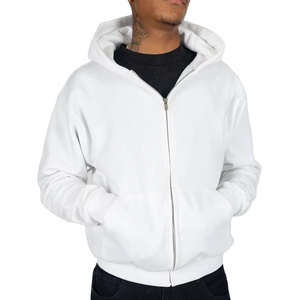 เสื้อฮู้ดซิปผ้าฝ้ายแบบใหม่สำหรับผู้ชาย ขายส่งสำหรับแบรนด์แฟชั่นออนไลน์ - Product Image 1