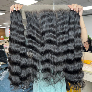 Cabello virgen vietnamita al por mayor Cabello crudo Ocean Wave 100% Cabello humano cutícula alineada - Product Image 1