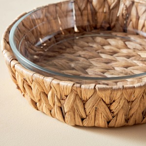 Cuenco de jacinto de agua con cuenco de vidrio Decoración de presentación de comida natural ecológica Productos vietnamitas al por mayor - Product Image 2