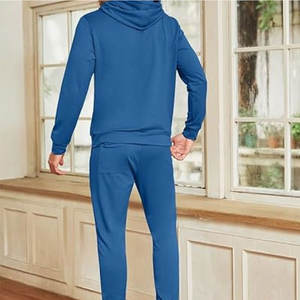 Nuevo Diseño de Chándal con Capucha para Hombre, Ropa Deportiva Informal para Otoño e Invierno, Transpirable, de Secado Rápido, Poliéster/Algodón, Venta al por Mayor - Product Image 3