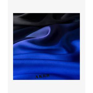 100% Silk Digital Printed <b>Square</b> <b>Scarf</b> for Girls-Aker Silk Crepe Satin 90x90 - Product Image 3