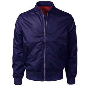 Vêtements d'extérieur veste Bomber personnalisée pour hommes, bon marché, léger, 100% Polyester, vol confortable pour hommes - Product Image 4