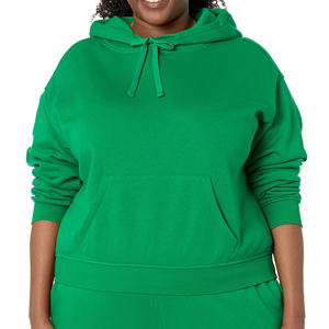 Sudadera Extra Grande, Cómoda, Informal, Estilo Urbano, Hombros Caídos, 100% Algodón, Felpa, Secado Rápido, Transpirable, Ecológica, para Mujer - Product Image 3