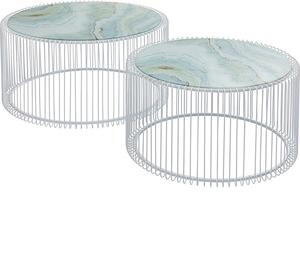 Mesa de centro de hierro negro con marco de Metal, mesa de té, sala de estar - Product Image 3