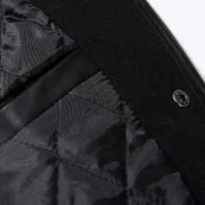 Premium Genuine Leather Varsity Jacket for Men with Versatile Varsiti Jacket Custom Embroidered Patches & Real Leather Sleeves - Product Image 2