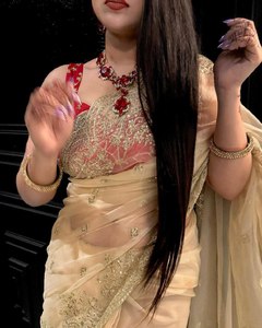 POOJA & Festive Spécial Pure Organza Soie Tissu Rich Pallu Travail Une Minute Drapé à la mode Saree Avec Contraste Blouse Pièce - Product Image 3