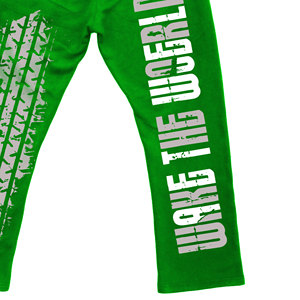 Lightweight Sweat Pants Wide Leg Sun Faded <b>Jogger</b> with Acid Wash Screen Printing Vintage Style Sun Faded Men's Pants Washed - Product Image 6