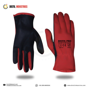Gants de travail anti-vibration, anti-coupure, en cuir de qualité supérieure, robustes, pour mécaniciens, anti-choc, résistants aux impacts. - Product Image 6