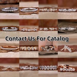 Anillo de Eternidad de Oro Sólido de 14k y 18k con Certificado IGI, CVD, HPHT, Cultivado en Laboratorio, Corte Esmeralda para Anillos de Diamantes - Product Image 4