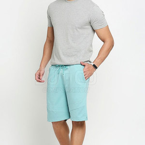 Hot Selling 100% Cotton Men's Casual Shorts Custom Adults Wear Breathable Solid Pattern <b>Canvas</b> <b>Plain</b> Dyed Technique-OEM Service - Product Image 4