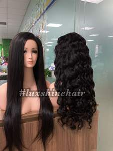 Vietnamese Human Hairs 100% Virgin Remy Hair Frontal Wigs HD Lace Double Drawn High Quality - Product Image 5