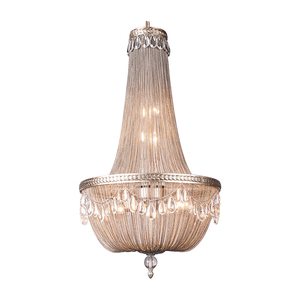Illuminazione a sospensione moderna contemporanea lampadario in alluminio <span class=keywords><strong>Atlantis</strong></span> installazione professionale disponibile - Product Image 3