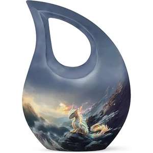 Venta al por mayor de urnas de cremación de metal con diseño hecho a mano ideal para cenizas humanas con logotipo personalizado del exportador y fabricante indio - Product Image 3