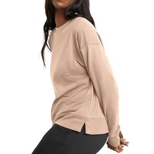 Nuevo Diseño de Lujo, Sudadera de Manga Larga con Hombros Caídos, Color Sólido, Cómoda, Informal, de Algodón Grueso, Impermeable, para Mujer, para Invierno - Product Image 3