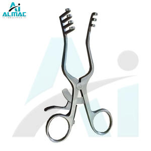 Juego de Instrumentos Quirúrgicos Ortopédicos de Acero Inoxidable Postcraneales con Retractor Manual Auto-Retenedor Directo de Fábrica ALMAC, con Certificación CE - Product Image 1