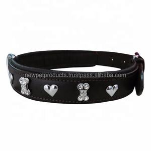 Collar de perro de cuero ajustable de diseñador de lujo, collares personalizados únicos para mascotas, hebilla plateada para entrenamiento de perros pequeños, medianos y grandes - Product Image 6