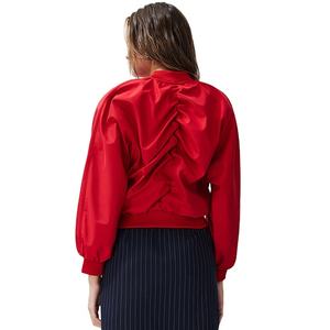 Chaquetas Bomber de Moda para Mujer, Tallas Grandes, Transpirables, Personalizadas OEM, Venta al Por Mayor, Ropa de Invierno, Lana/Cachemira, Alta Calidad, Talla Extra Grande - Product Image 3