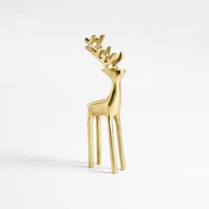 Ornement de renne de Style moderne de haute qualité pièce maîtresse de table animale en métal en aluminium pour la maison jardin - Product Image 1