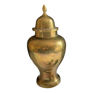 High Quality Pure Brass Temple Jar With Polish Finished Vintage Brass Temple Jar For Temple Decoration - Product Image 5