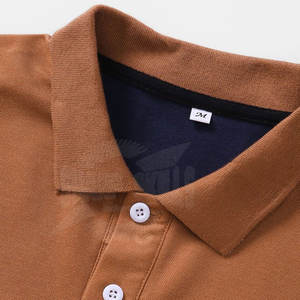 Meilleures ventes T-shirts polo pour hommes Meilleur prix d'usine Tissu tricoté Produit très bien noté - Product Image 5