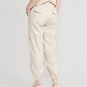 Pantalones Cargo holgados para mujer, cintura alta, estilo informal con múltiples bolsillos, ajuste Regular con servicio OEM para invierno, precio barato, OEM personalizado - Product Image 2