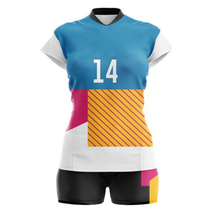 Uniforme de voleibol para hombre, diseñe su propia camiseta de voleibol con 100% poliéster y personalice el material de secado rápido y transpirable - Product Image 5